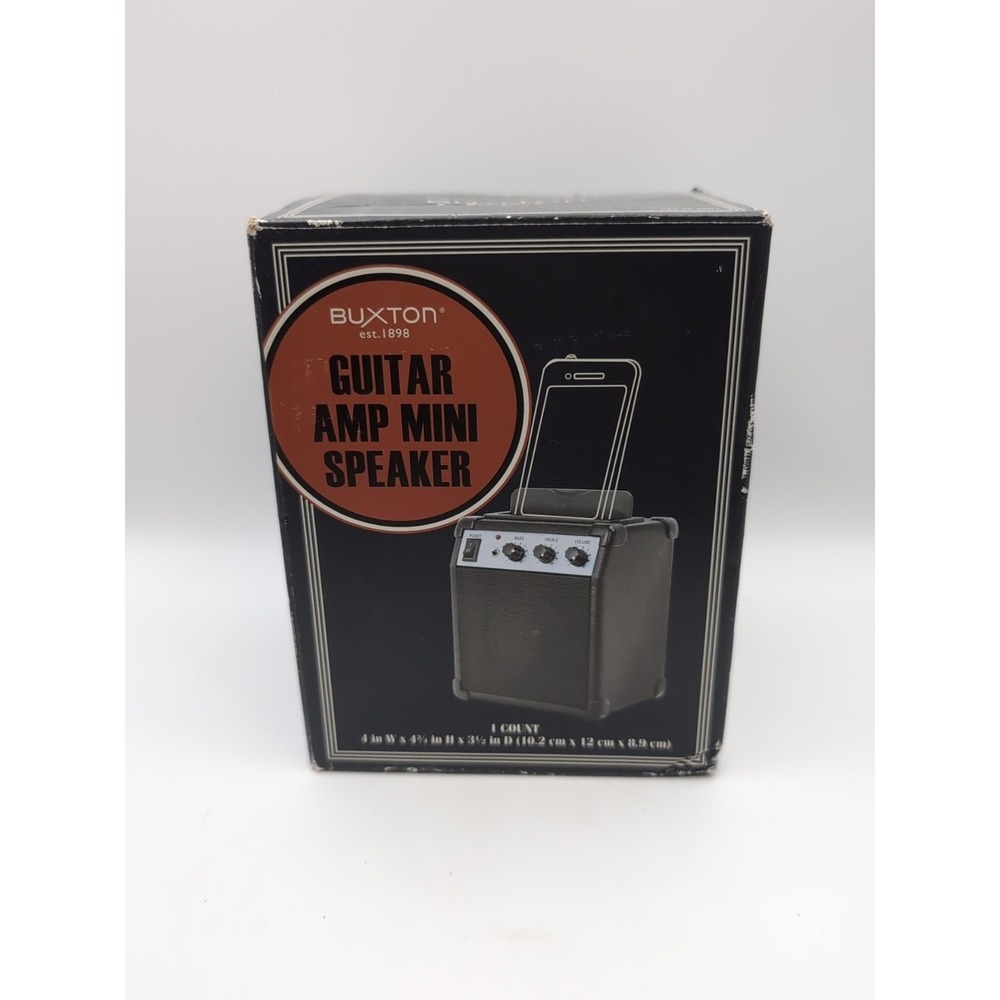 Buxton Guitar Amp Mini Speaker, Phone Speaker Mint‎ Rock N' Roll